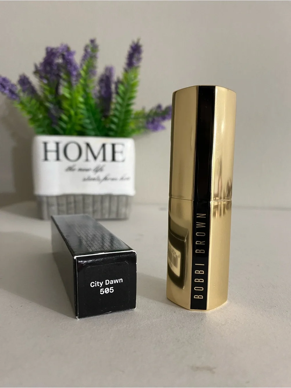 505 City Dawn ~ Bobbi Brown Luxe Lipstick, Full Size, 0.12 OZ, New With Box